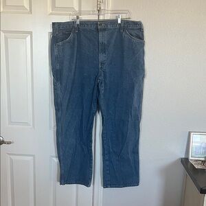 Dickies Men's Relaxed Fit Blue Jeans